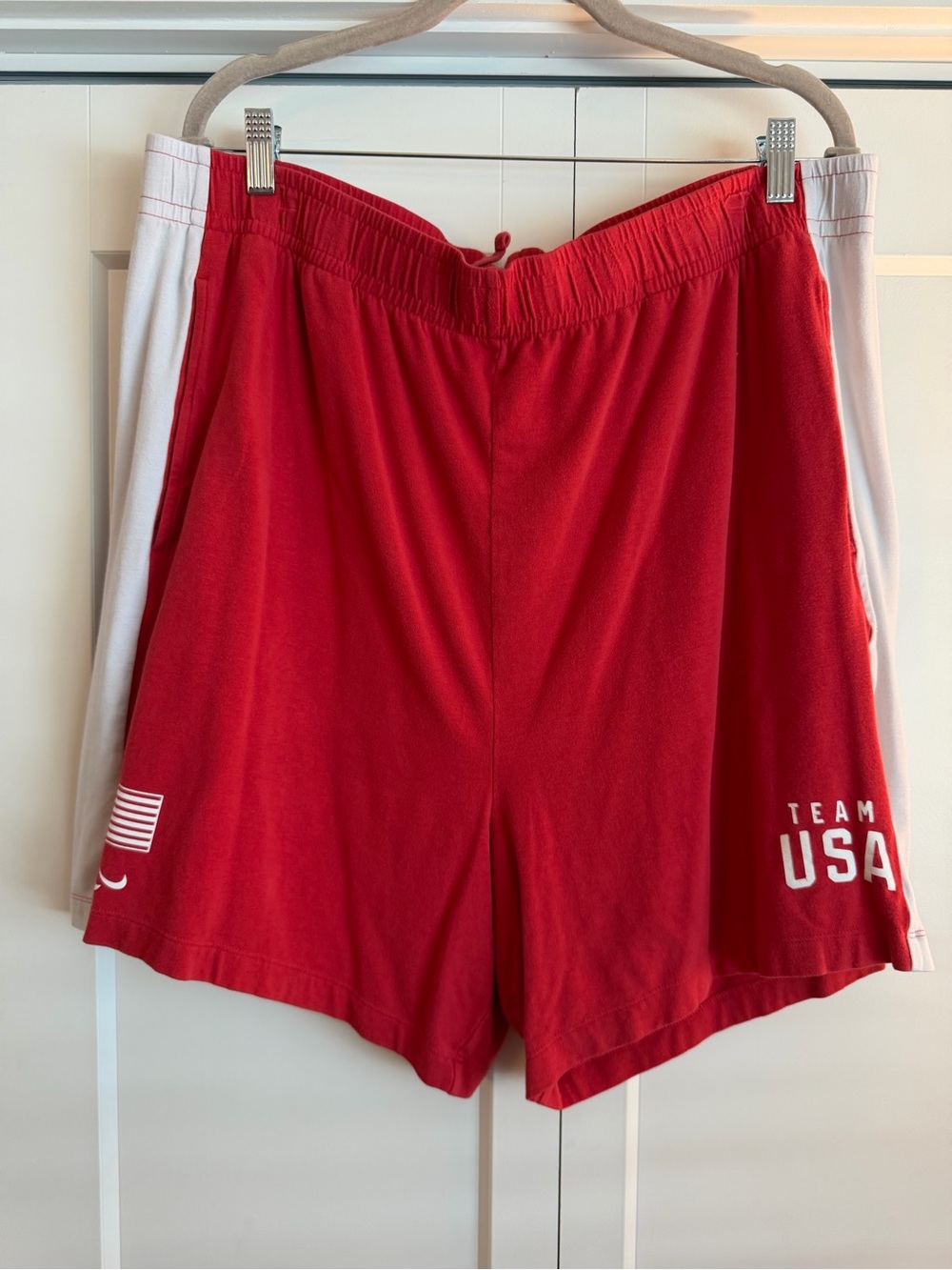SKIMS Men’s Team USA Red Sleep Shorts - Size XL